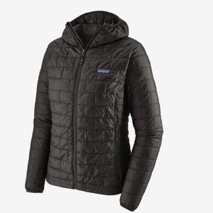 Patagonia black Nano puff hoody